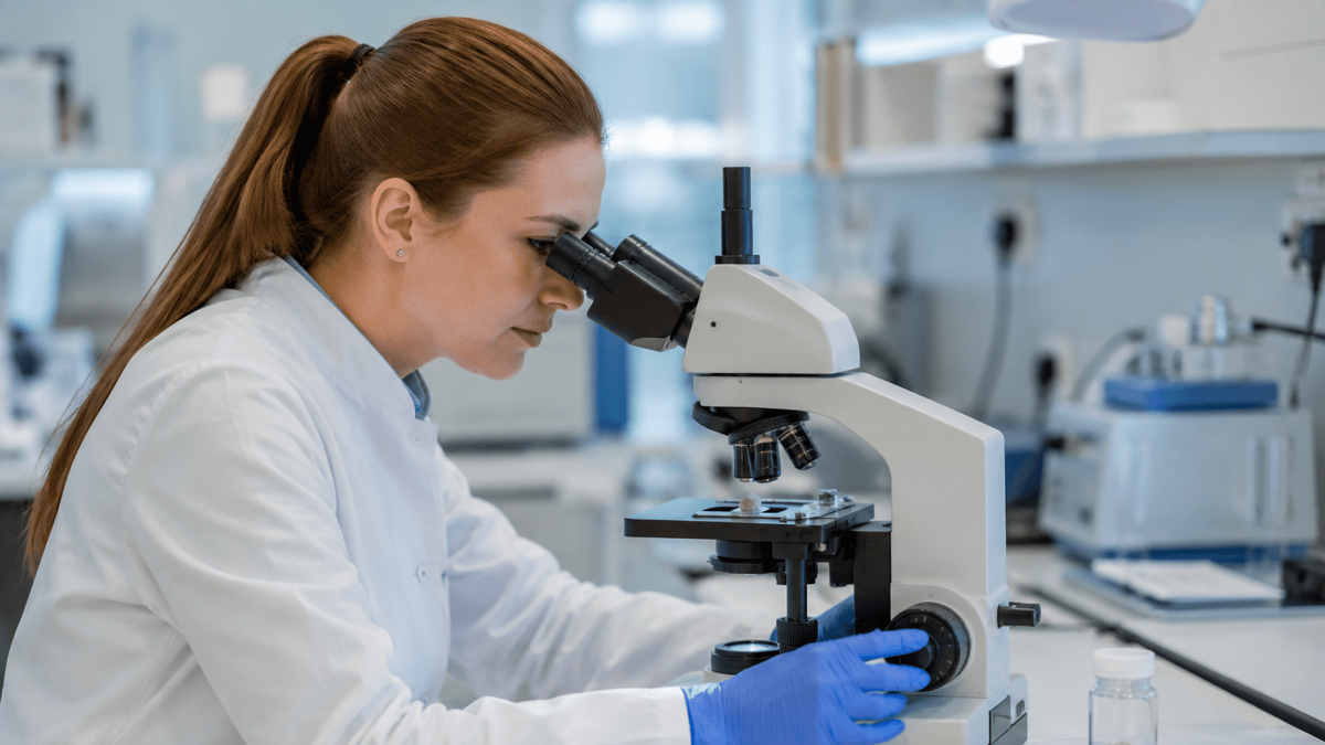 Analyse d'un &eacute;chantillon d'amiante en laboratoire